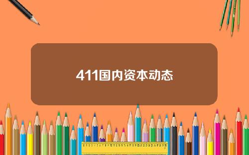 411国内资本动态