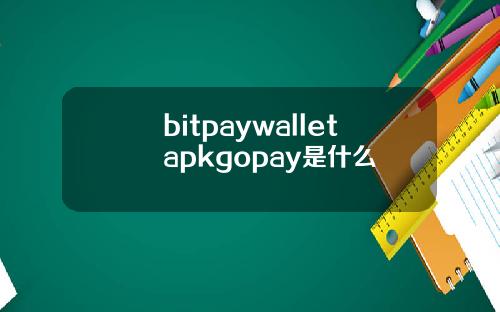 bitpaywalletapkgopay是什么