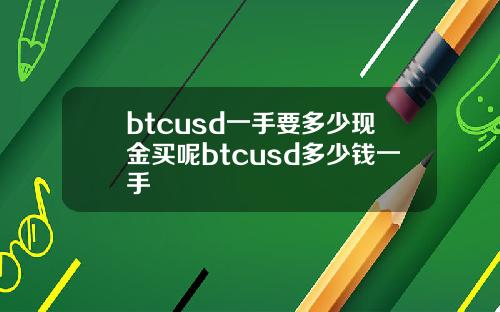 btcusd一手要多少现金买呢btcusd多少钱一手