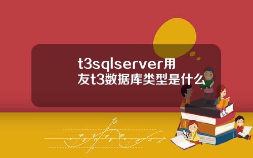 t3sqlserver用友t3数据库类型是什么