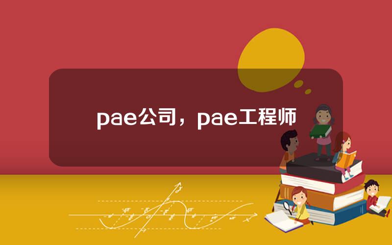 pae公司，pae工程师