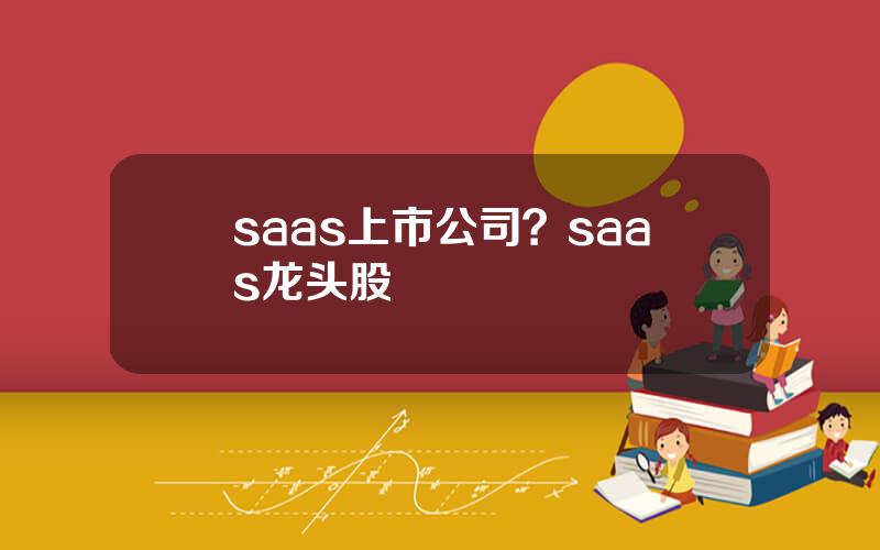 saas上市公司？saas龙头股