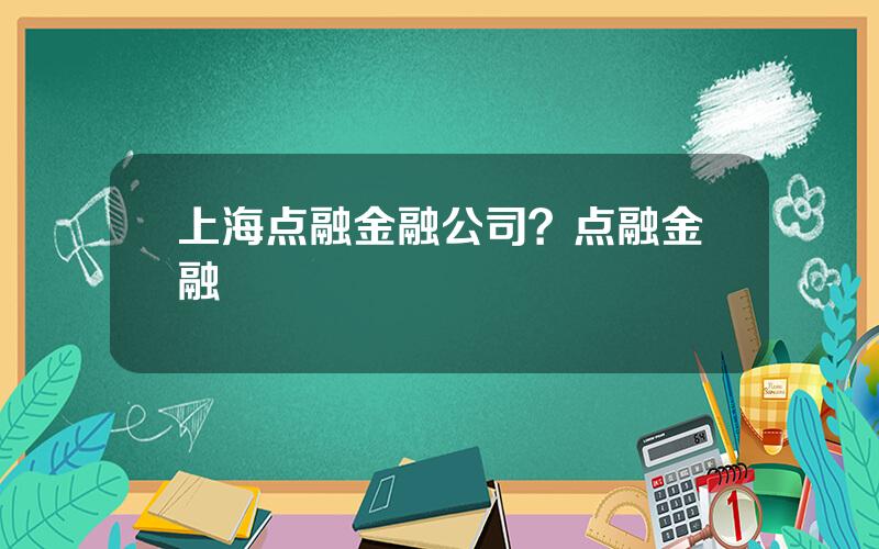 上海点融金融公司？点融金融