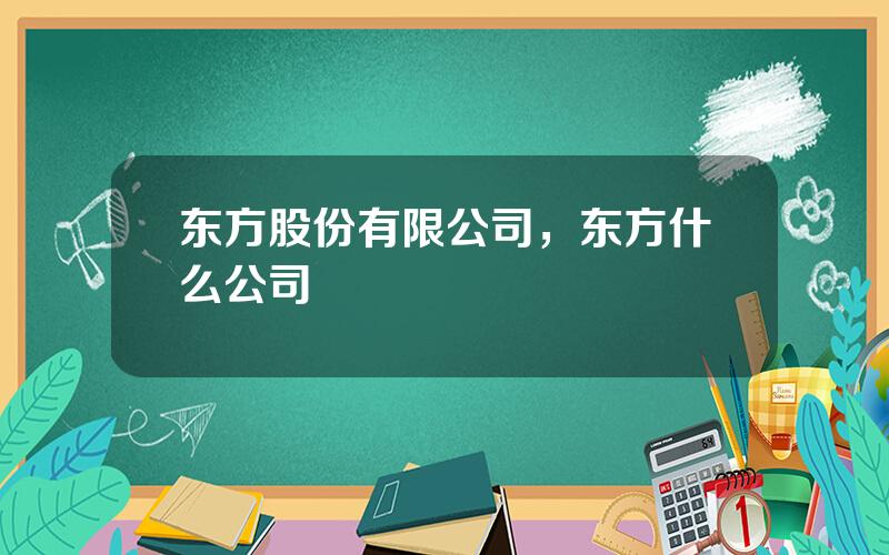 东方股份有限公司，东方什么公司