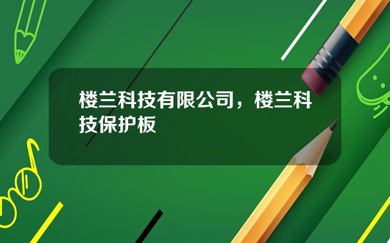 楼兰科技有限公司，楼兰科技保护板